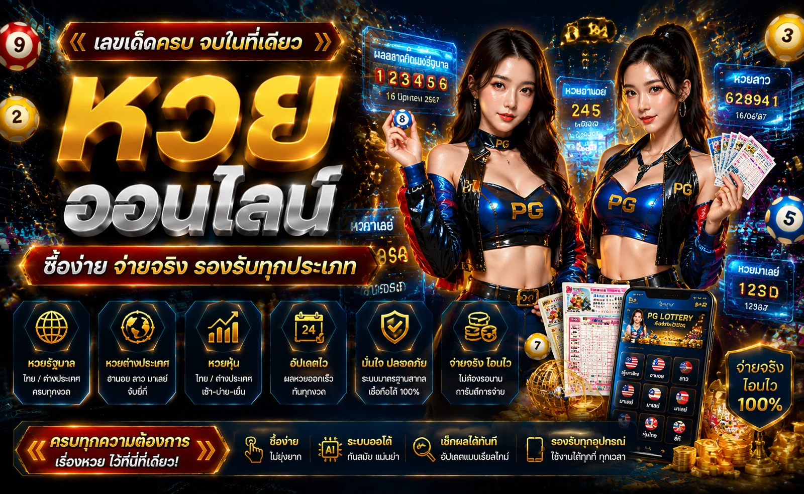 หวยออนไลน์เว็บตรงจ่ายบาทละ 900 ครบทุกหวย